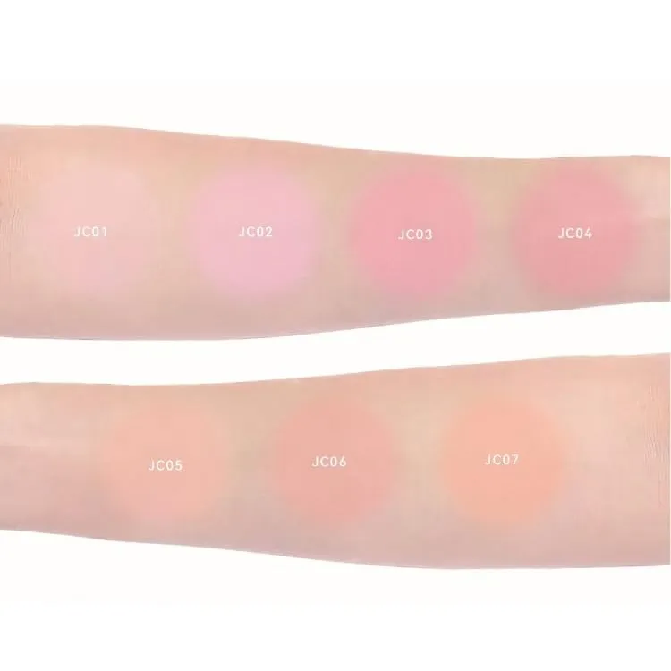 1 PC Liquid Blush with Sponge Head, Matte Nude Pink Orange Makeup Blusher Cream, Liquid Liquid Blusher (05, 5ml)