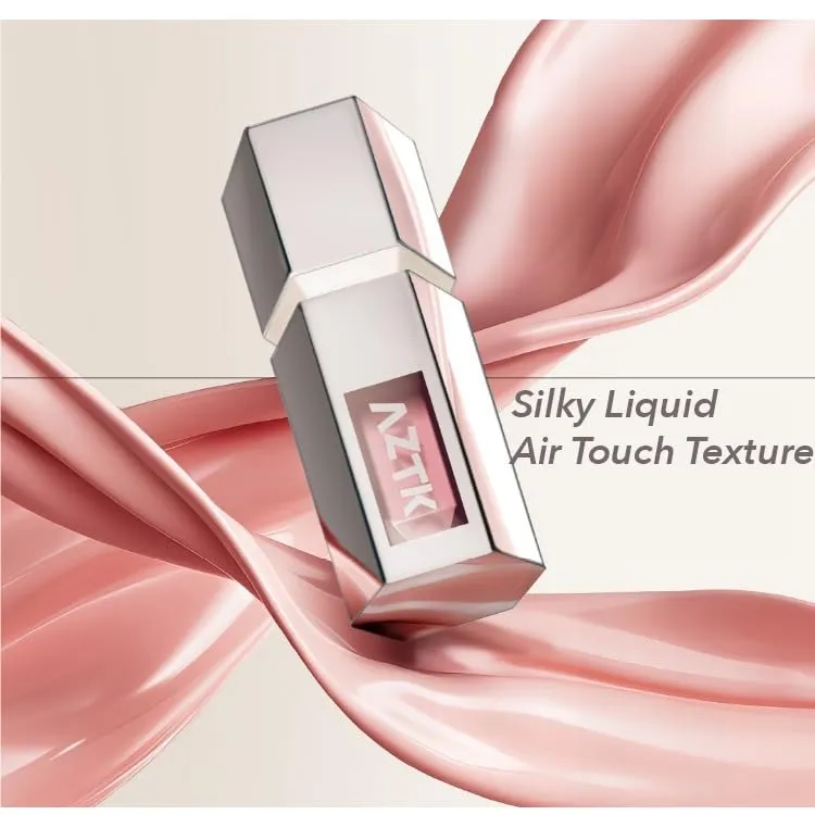 1 PC Liquid Blush with Sponge Head, Matte Nude Pink Orange Makeup Blusher Cream, Liquid Liquid Blusher (05, 5ml)