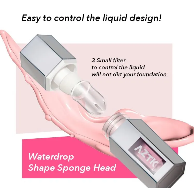 1 PC Liquid Blush with Sponge Head, Matte Nude Pink Orange Makeup Blusher Cream, Liquid Liquid Blusher (05, 5ml)