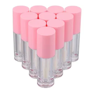 10pcs Refillable Lip Gloss Tubes Travel-friendly Lip Balm Bottles with for Oil and Liquid Blush and Leak Design