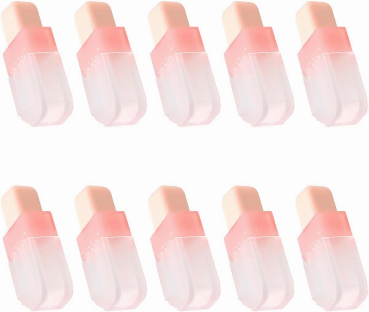 10Pcs Mini Lip Gloss Tubes Refillable Bottles Durable Empty Lipstick Containers for Cosmetics Travel Friendly Lip Gloss Bottles Present for Makeup Lovers