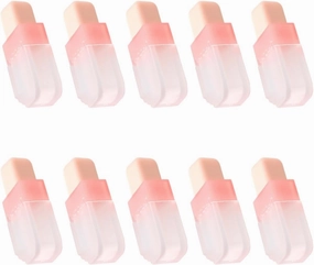 10Pcs Mini Lip Gloss Tubes Refillable Bottles Durable Empty Lipstick Containers for Cosmetics Travel Friendly Lip Gloss Bottles Present for Makeup Lovers