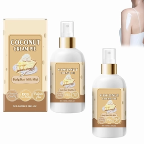 2025 New Vanilla and Cream Duo Body Mist, Sweet Body Milk Mist, Strawberry Body Spray, Marshmallow Blush Body Milk, Strawberry Shortcake Body Oil (A, Coconut 2 Pcs)