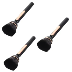 3pcs Loose Powder Makeup Brush Portable Fluffy Brush for Blush Nail Dust Convenient for Home Travel Use Comfortable Grip