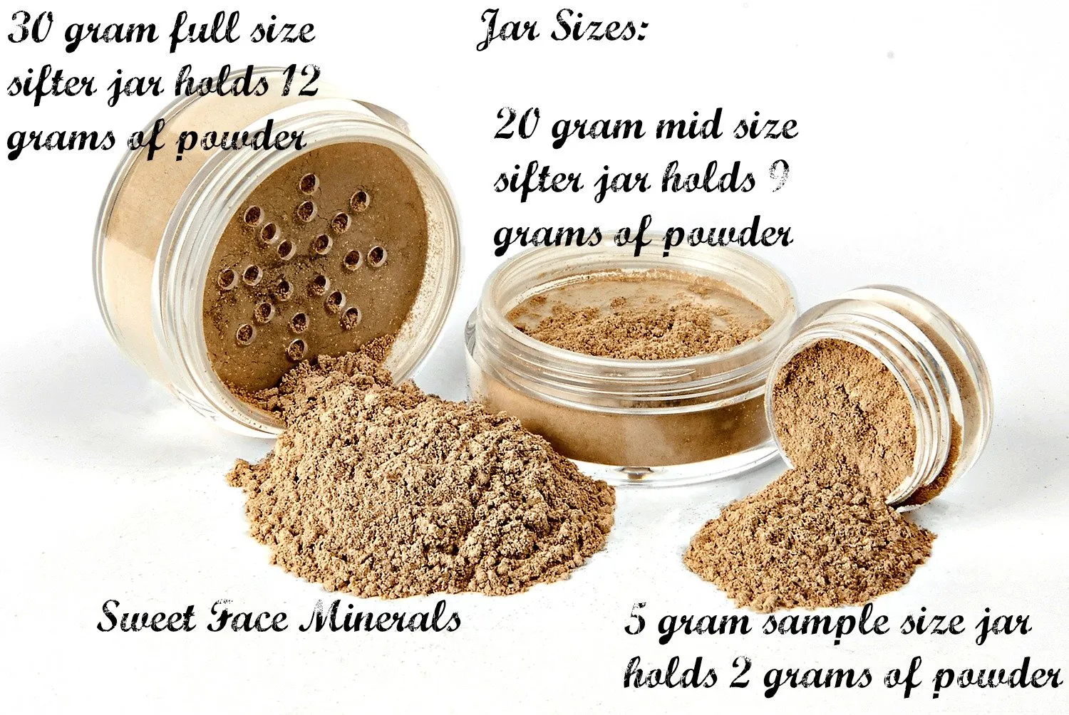 6PC Makeup Kit with Brush (Cocoa), All-Natural Loose Powder, Includes Lightweight Matte Foundation, Blush, Radiant Bronzer, Translucent Primer & Finishing Powder