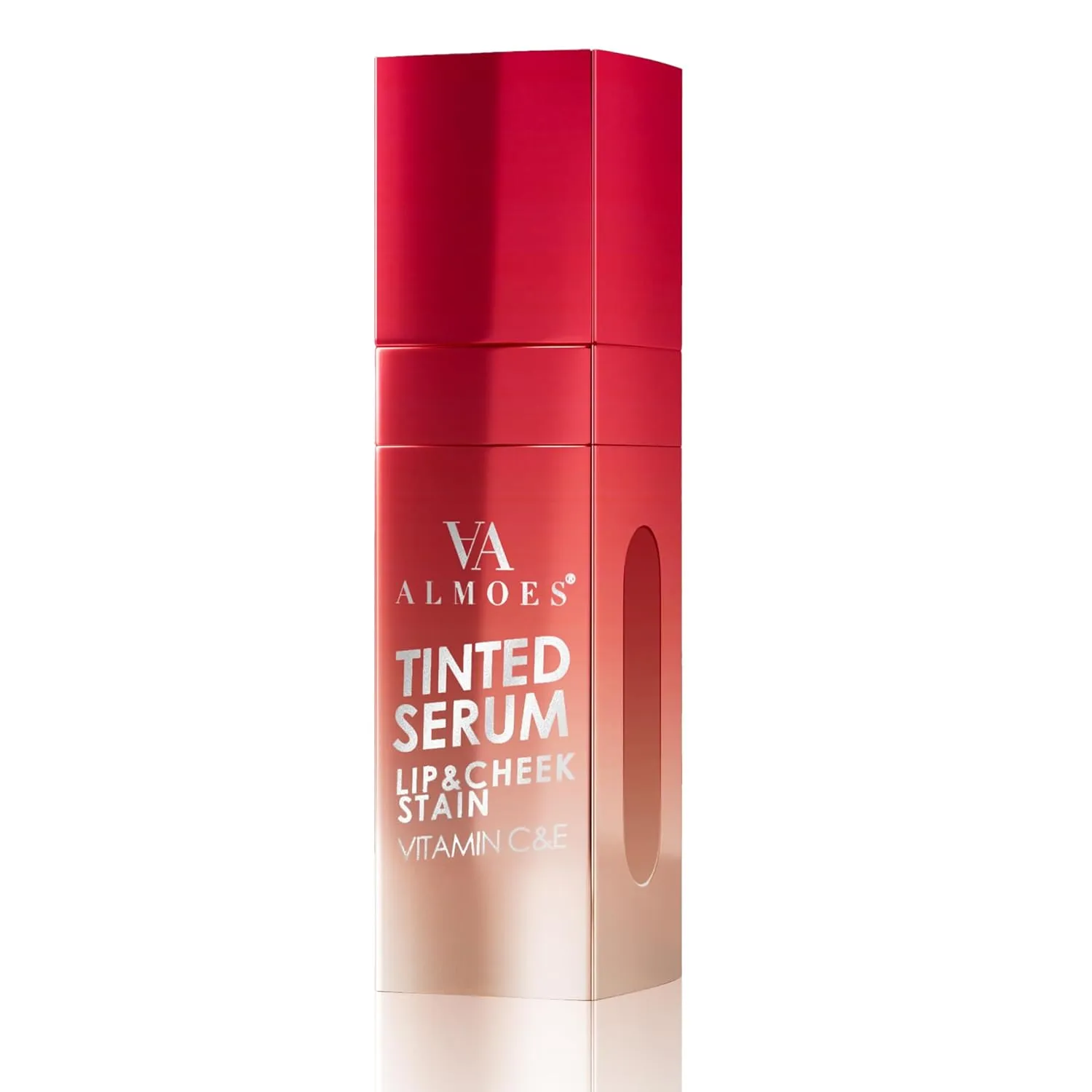 ALMOES Lips Stain,Rose Lips Tint Stain,Long-lasting Liquid Blush for High-Pigment Colour,Creates a Soft & Nourishing & Lustrous,Long-Lasting Wear,Dewy Finish, Moisturising Refreshing Tinted Serum