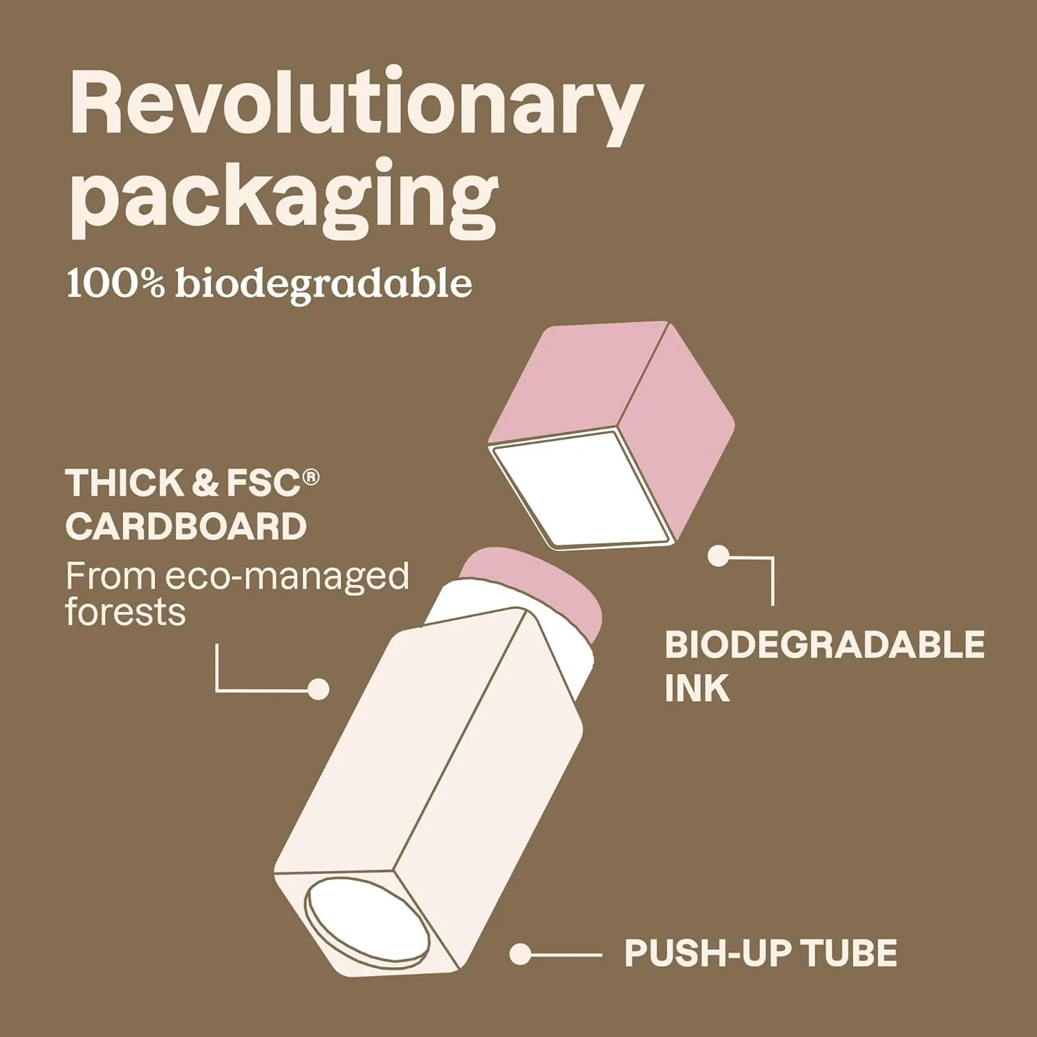 ATTITUDE Oceanly Plastic-Free Lightweight Blush Stick, Titanium Dioxide-Free, EWG Verified, Vegan & Cruelty-free Makeup, Rose, 0.3 Ounces