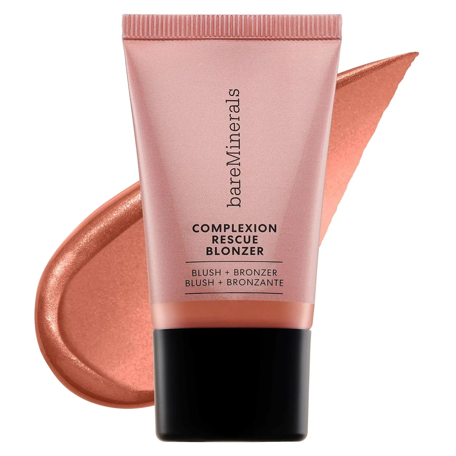 bareMinerals Complexion Rescue Liquid Blonzer, Blush   Bronzer Hybrid, Bronzer Blush for a Sun-Kissed Glow, Buildable Face Bronzer   Blush for Cheeks, Gel-Cream, Vegan