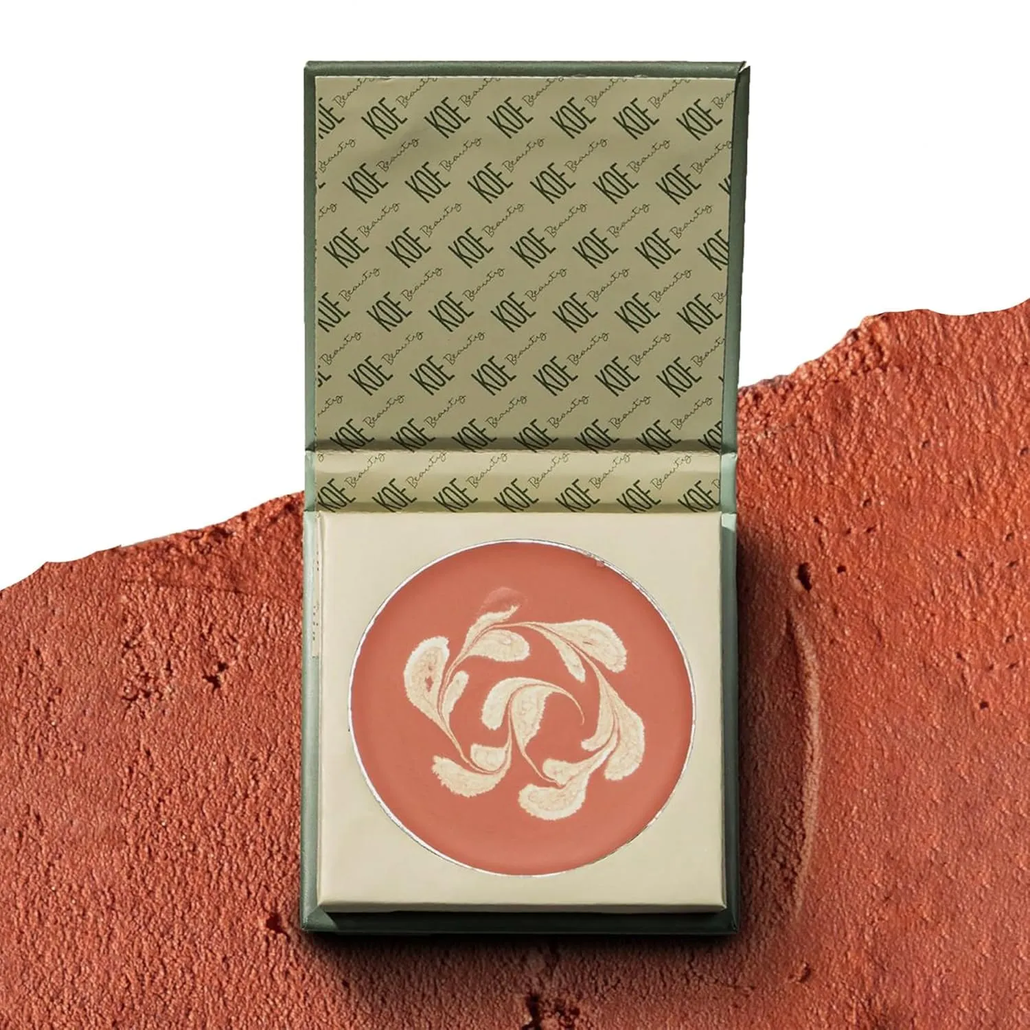BEMT Marbled Blush | Cream Blush Plus Highlighter | Old Fashioned | Long Lasting | All Skin Types | Built in Mirror | 7g