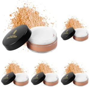 Black Radiance True Complexion Loose Setting Powder, Honeymoon, 0.64 Ounce (Pack of 5)