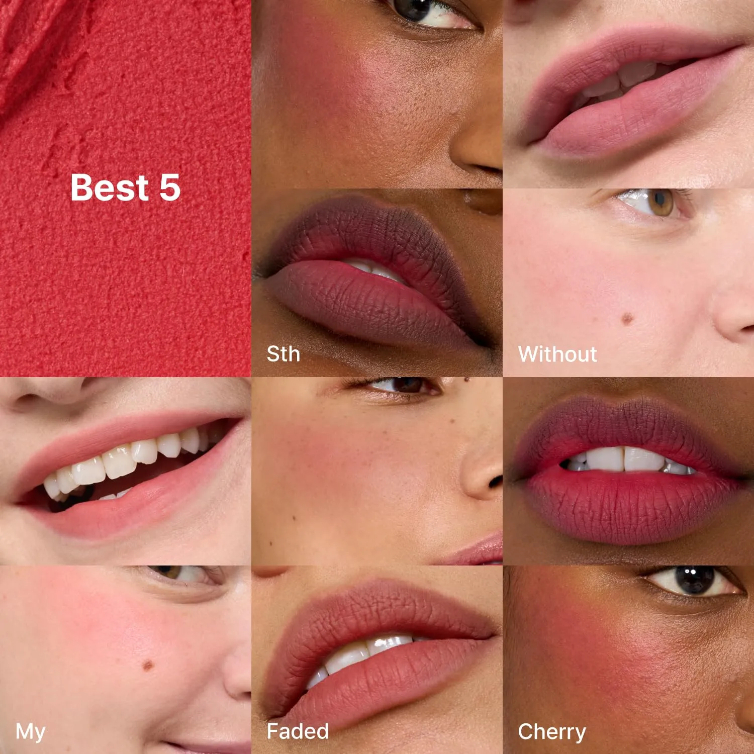 Blurry Pudding Pot | Airbrushed Blush & Lip, Buildable Pigment, Long-lasting, Lightweight, Easy to Blend, Natural Soft Matte Finish - Without (Beige Pink) | 0.17 oz