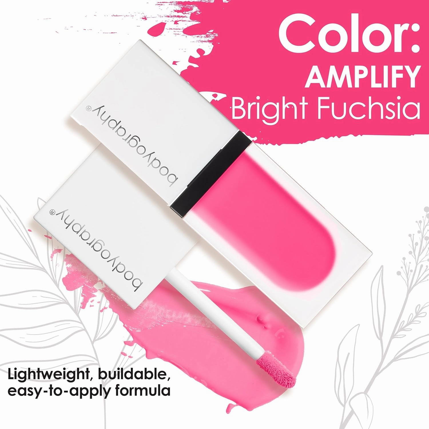 Bodyography Color Cassette Liquid Blush and Lip Tint - Multi Tasking Liquid Blush and Lip Product - Amplify