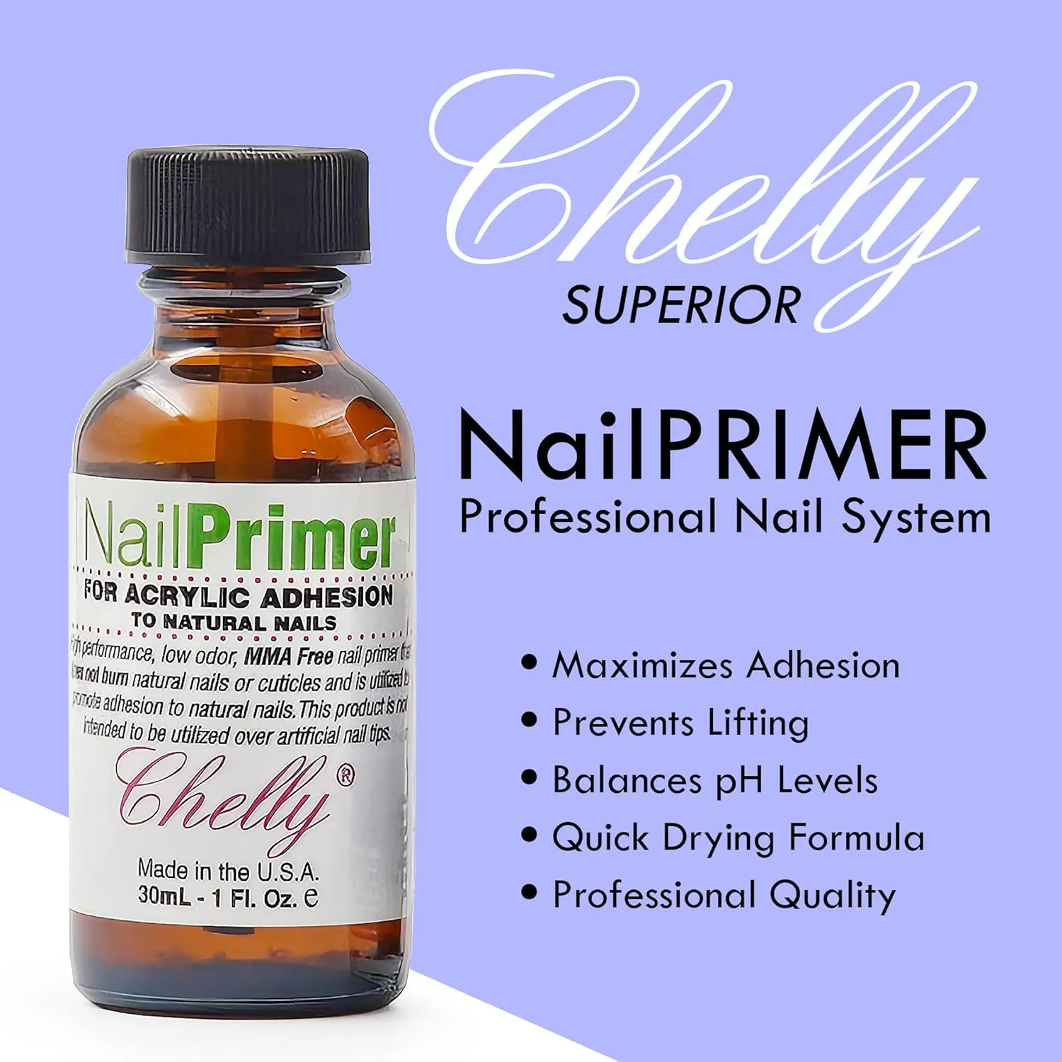 Chelly Superior VALUE PACK Sculpting Powder Professional Acrylic Nail System 16 oz   Acrylic Liquid monomer 16oz   Acid-Free Primer XTRABOND for Acrylic & UV Gels 1 oz 30ml Nail (Blush Pink)