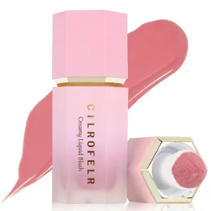 Cilrofelr Soft Cream Liquid Blush, Creamy Blush Makeup for Cheek, Dewy Finish, Buildable Pigment, Lightweight, Long Lasting, For Natural-looking Flush & Everyday Wear - Inspired (0.22 fl. oz.)