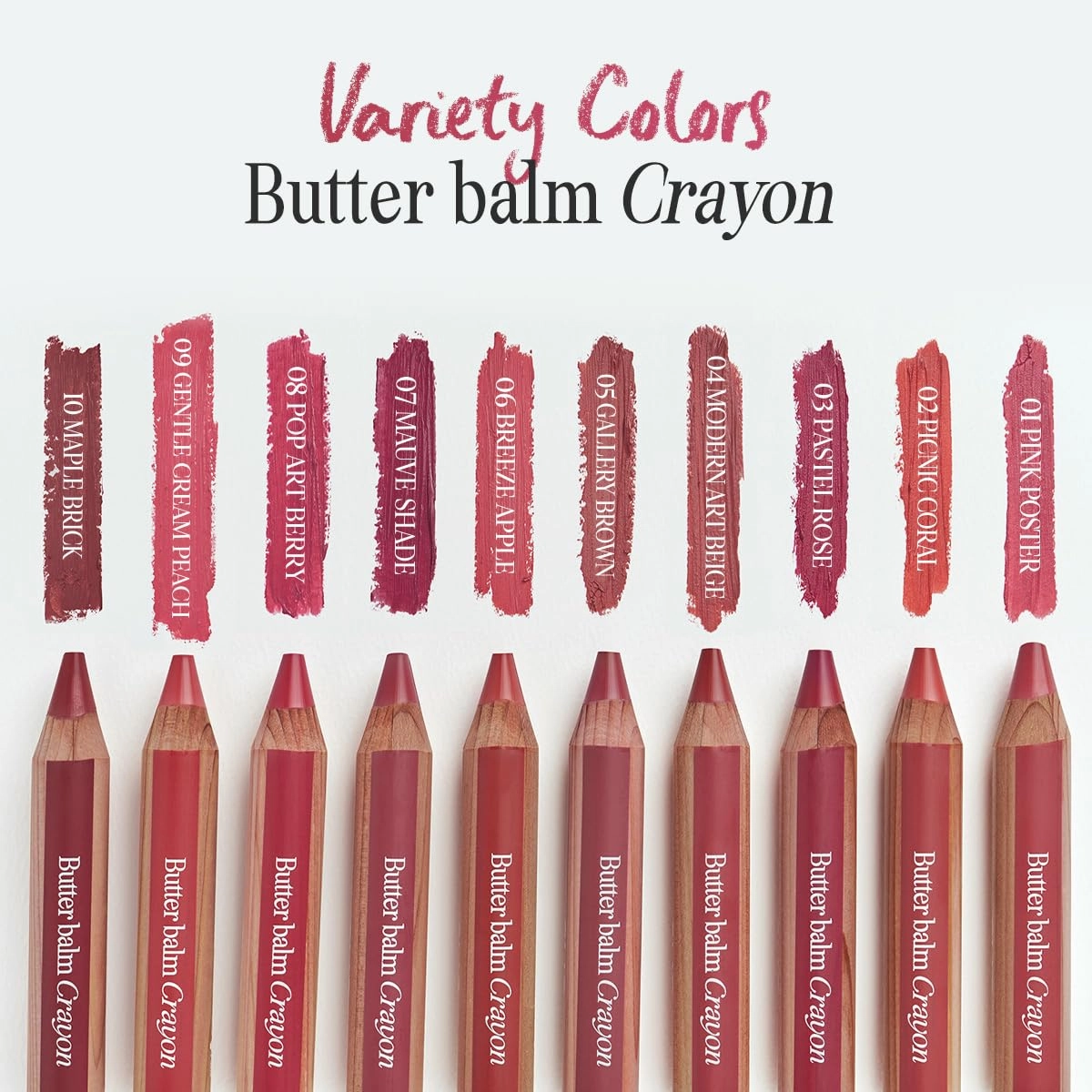 CLIO Butter Balm Crayon, 2-in-1 Lip and Cheek Tint, Buildable Lightweight Cream Blush, Crayon Lipstick Makeup (004 MODERN ART BEIGE, One Size)