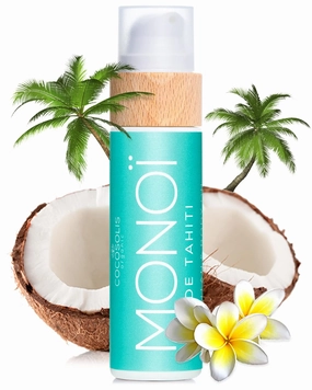 COCOSOLIS MONOI Tanning Bed Lotion Accelerator – Organic Tanning Oil with Vitamin E & Monoi de Tahiti – Tanning Lotion for a Fast Intensive Tan – Chocolate Tan – Nourishing Body Lotion (3.72)