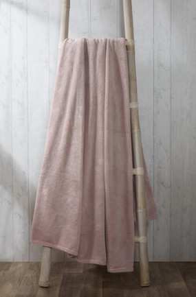 Coral Fleece Blanket - blush