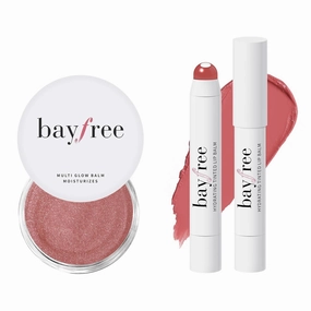 Cream Blush for Cheeks Radiant Finish, Hydrating, Creamy, Lightweight & Blendable Color, Vegan & Smooth Lip Color Balm, Hydrating Vitamin E