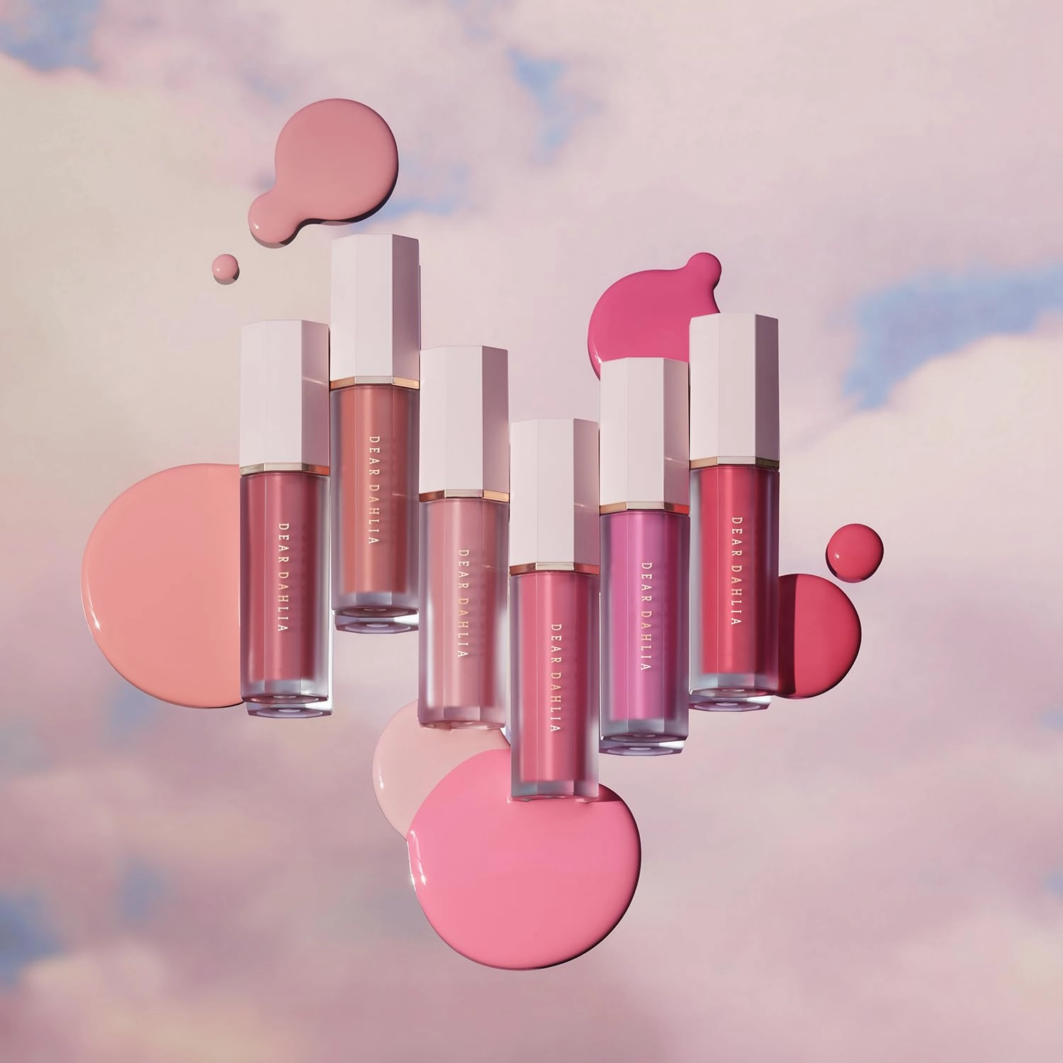 DEAR DAHLIA Petal Drop Liquid Blush – Multi-Use, High-Pigment, Lightweight & Long-Lasting, Dewy Finish, Vegan & Cruelty-Free, for Sensitive Skin, 4g – GLORY