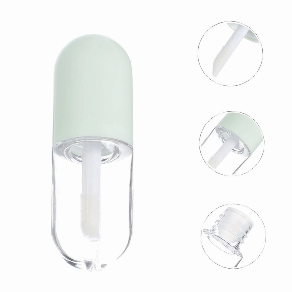 Didiseaon 24pcs Refillable Transparent Lip Gloss Tubes Lip Balm Bottles Travel-friendly Oil for Makeup Essentials