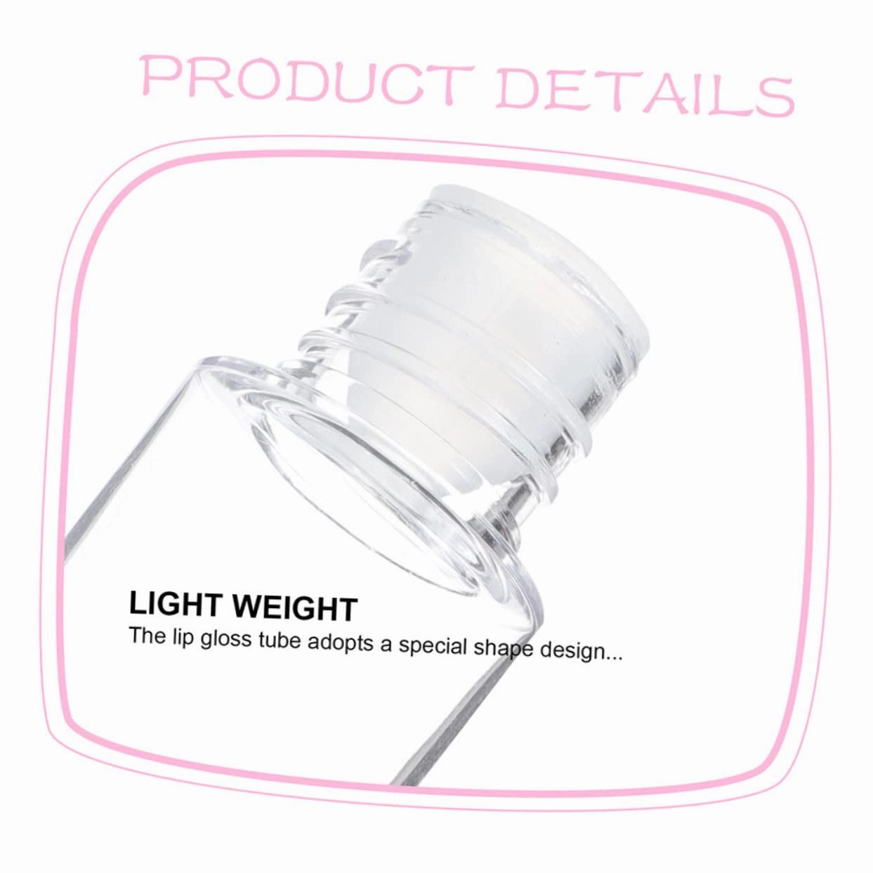 Didiseaon 24pcs Refillable Transparent Lip Gloss Tubes Lip Balm Bottles Travel-friendly Oil for Makeup Essentials