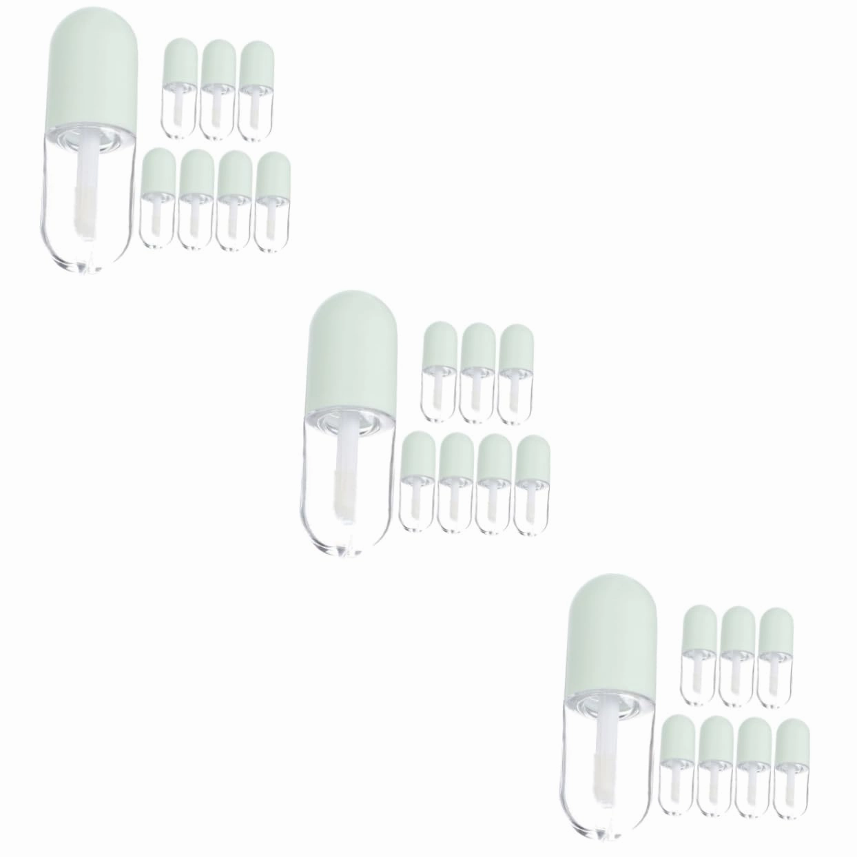 Didiseaon 24pcs Refillable Transparent Lip Gloss Tubes Lip Balm Bottles Travel-friendly Oil for Makeup Essentials