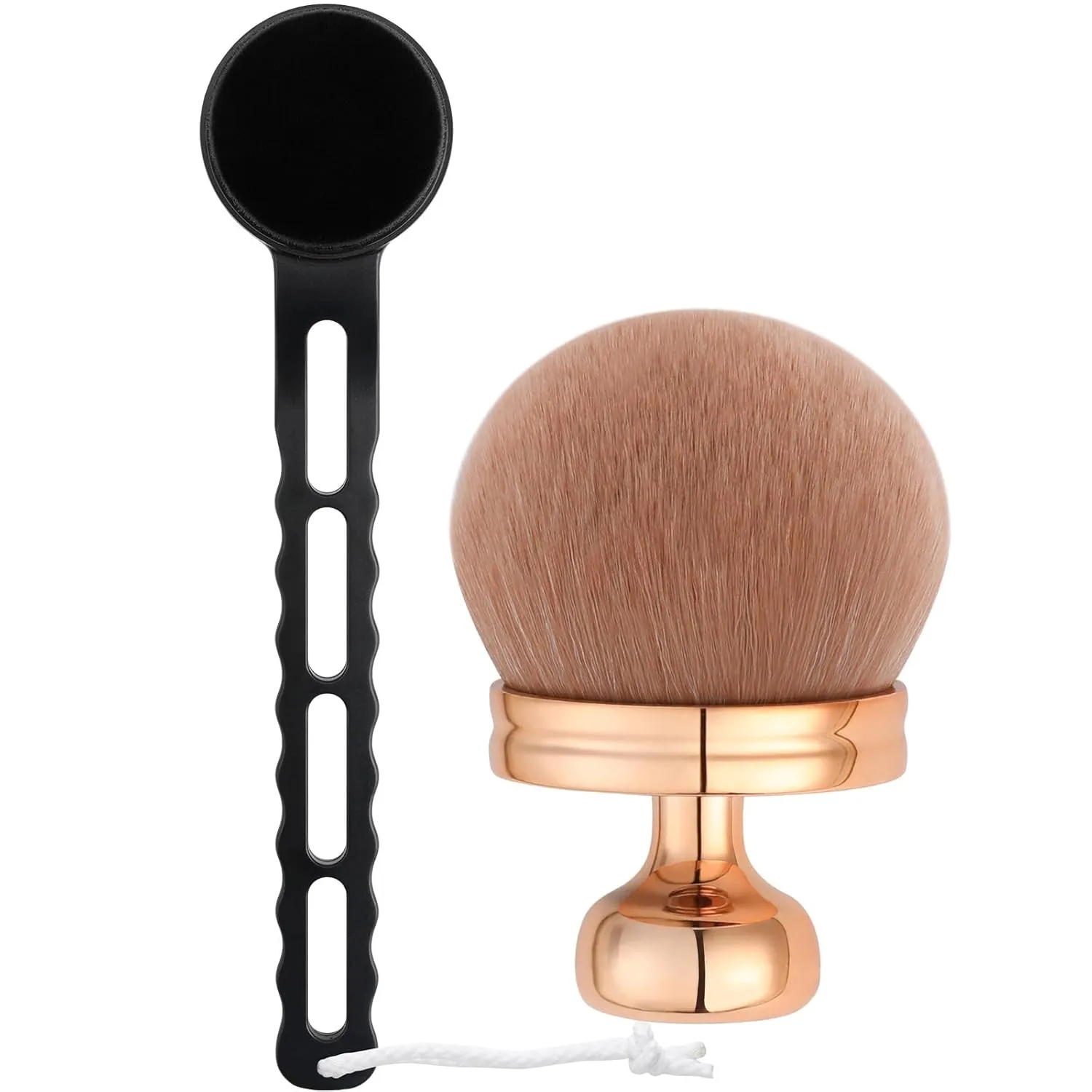docolor Self Tanner Brush 2PCS Self Tanner Back Applicator Body Makeup Brush for Flawless Face and Body Makeup Vegan & Cruelty Free