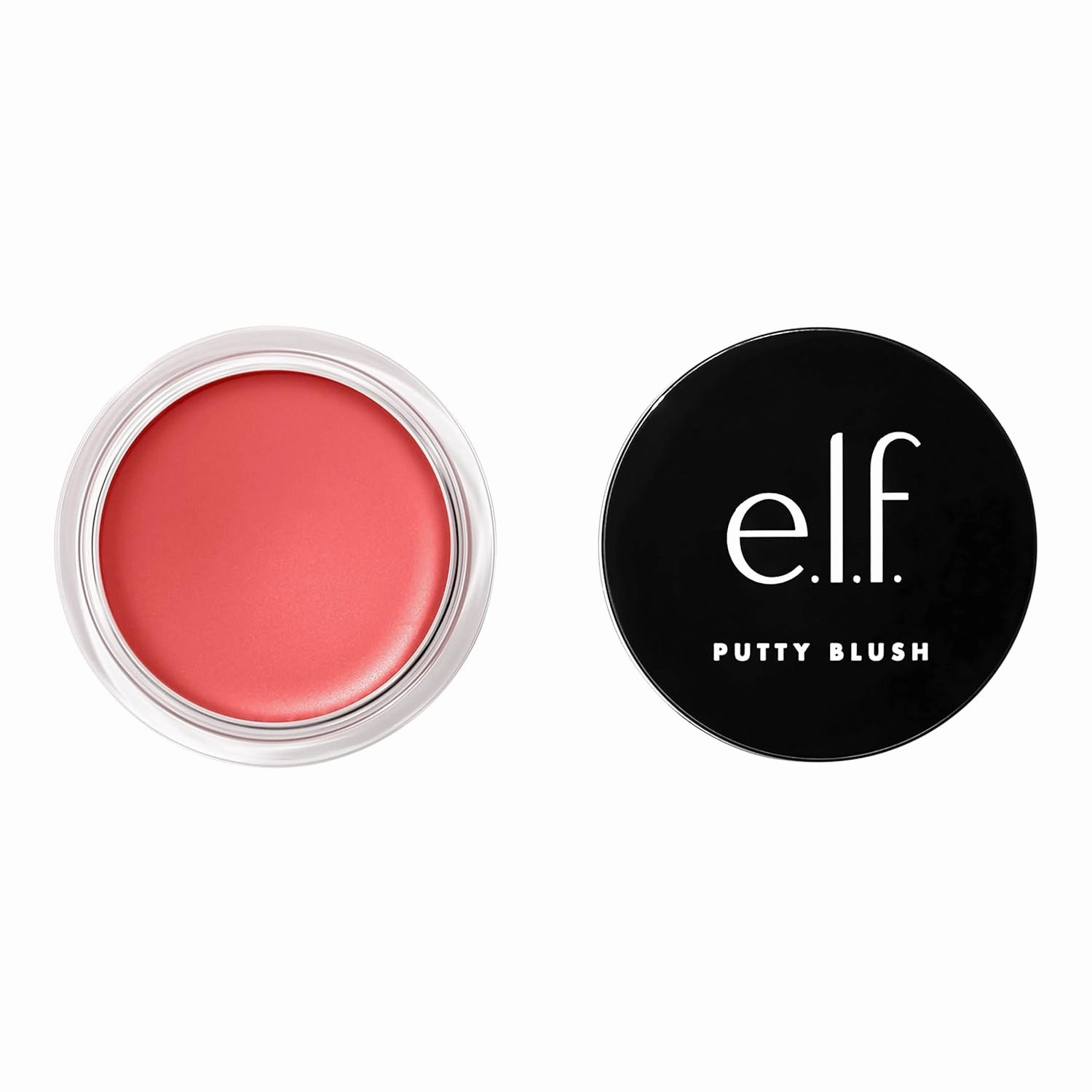 e.l.f. Putty Blush, Creamy & High-Pigment Formula For A Natural Glow, Delivers A Semi-Matte & Powder Finish, Vegan & Cruelty-Free, Caribbean