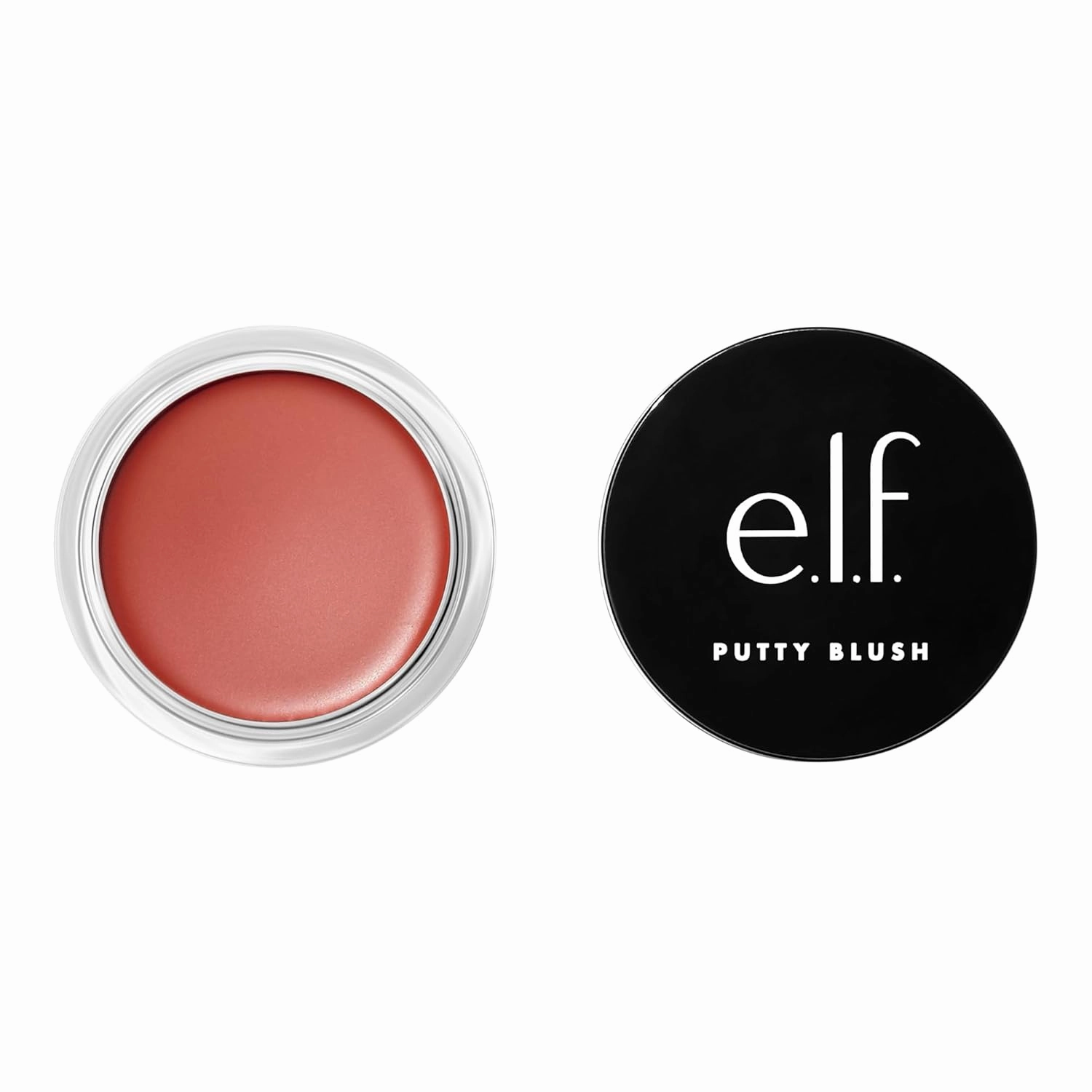 e.l.f. Putty Blush, Creamy & High-Pigment Formula For A Natural Glow, Delivers A Semi-Matte & Powder Finish, Vegan & Cruelty-Free, Caribbean