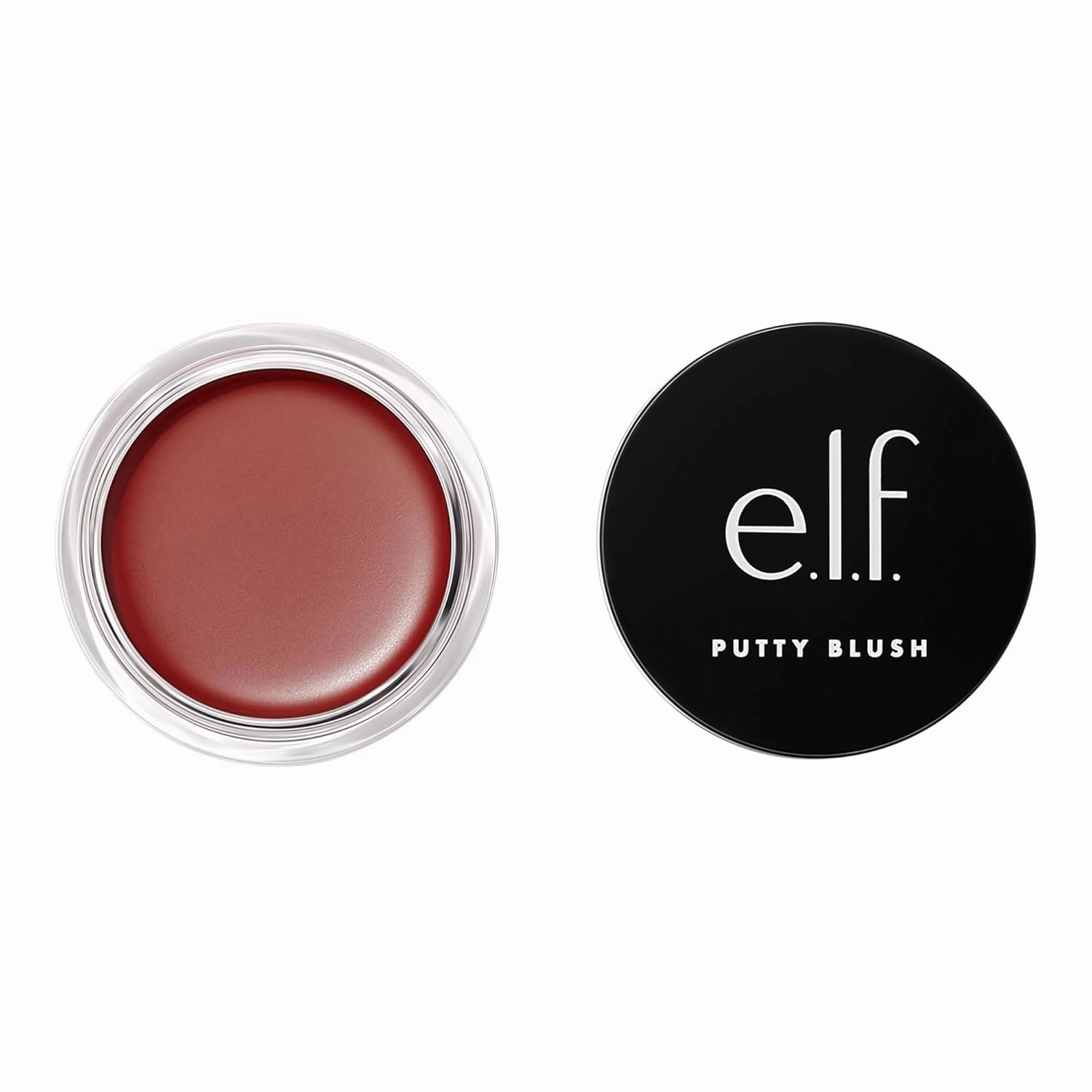 e.l.f. Putty Blush, Creamy & High-Pigment Formula For A Natural Glow, Delivers A Semi-Matte & Powder Finish, Vegan & Cruelty-Free, Caribbean