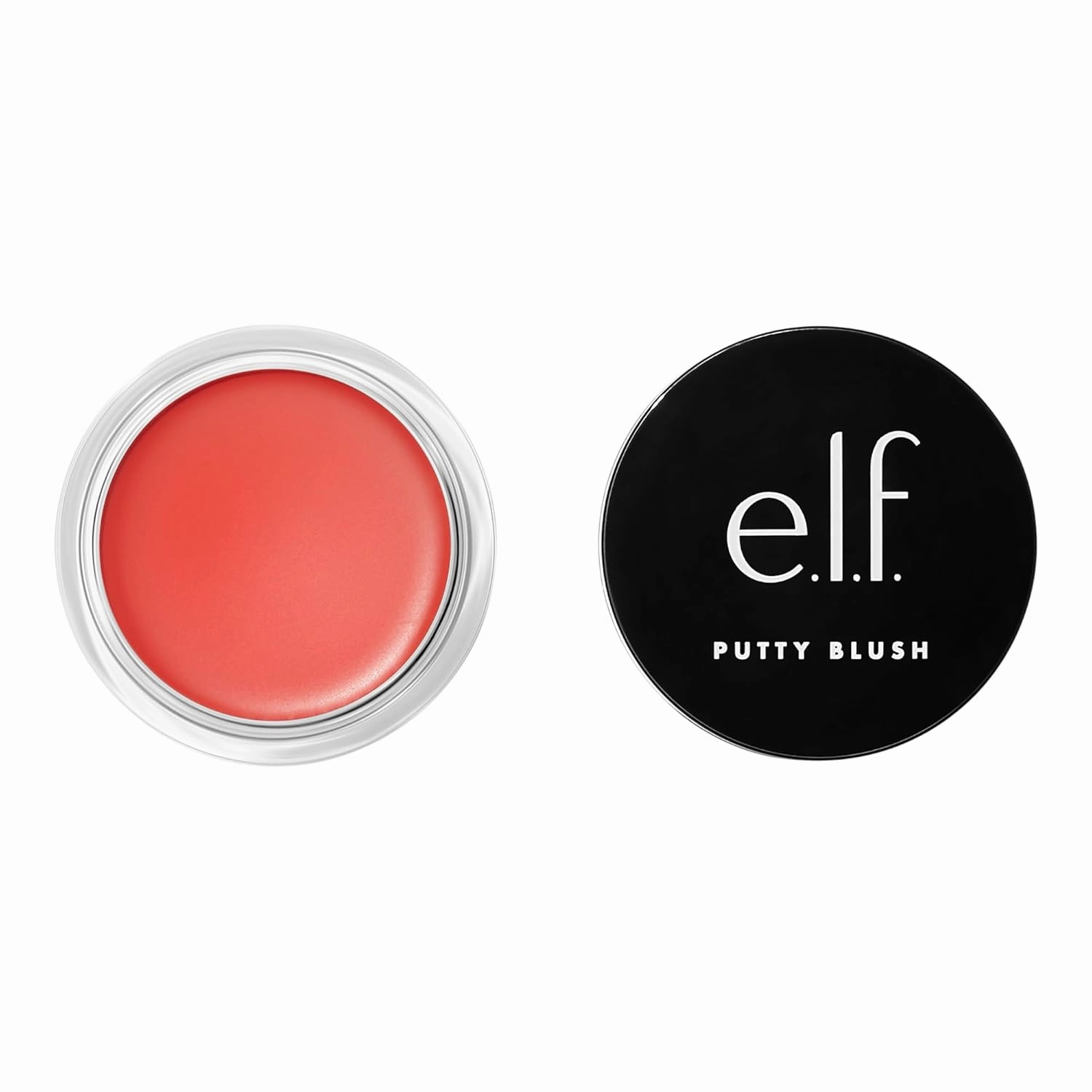 e.l.f. Putty Blush, Creamy & High-Pigment Formula For A Natural Glow, Delivers A Semi-Matte & Powder Finish, Vegan & Cruelty-Free, Caribbean