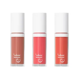 e.l.f. Camo Liquid Blush, Set of 3, Includes Dusty Rosé, Pinky Promise & Coral Crush
