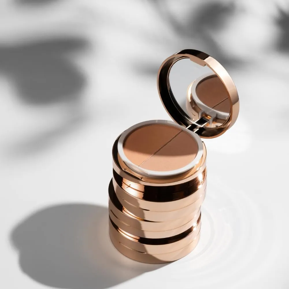 Emani Blush & Bronzer - Natural Mineral Pressed Bronzer for Face - Radiant Skin Blush for Sun Kissed Glow, All Skin Types including Sensitive Skin, Copacabana