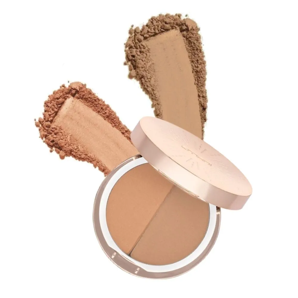 Emani Blush & Bronzer - Natural Mineral Pressed Bronzer for Face - Radiant Skin Blush for Sun Kissed Glow, All Skin Types including Sensitive Skin, Copacabana