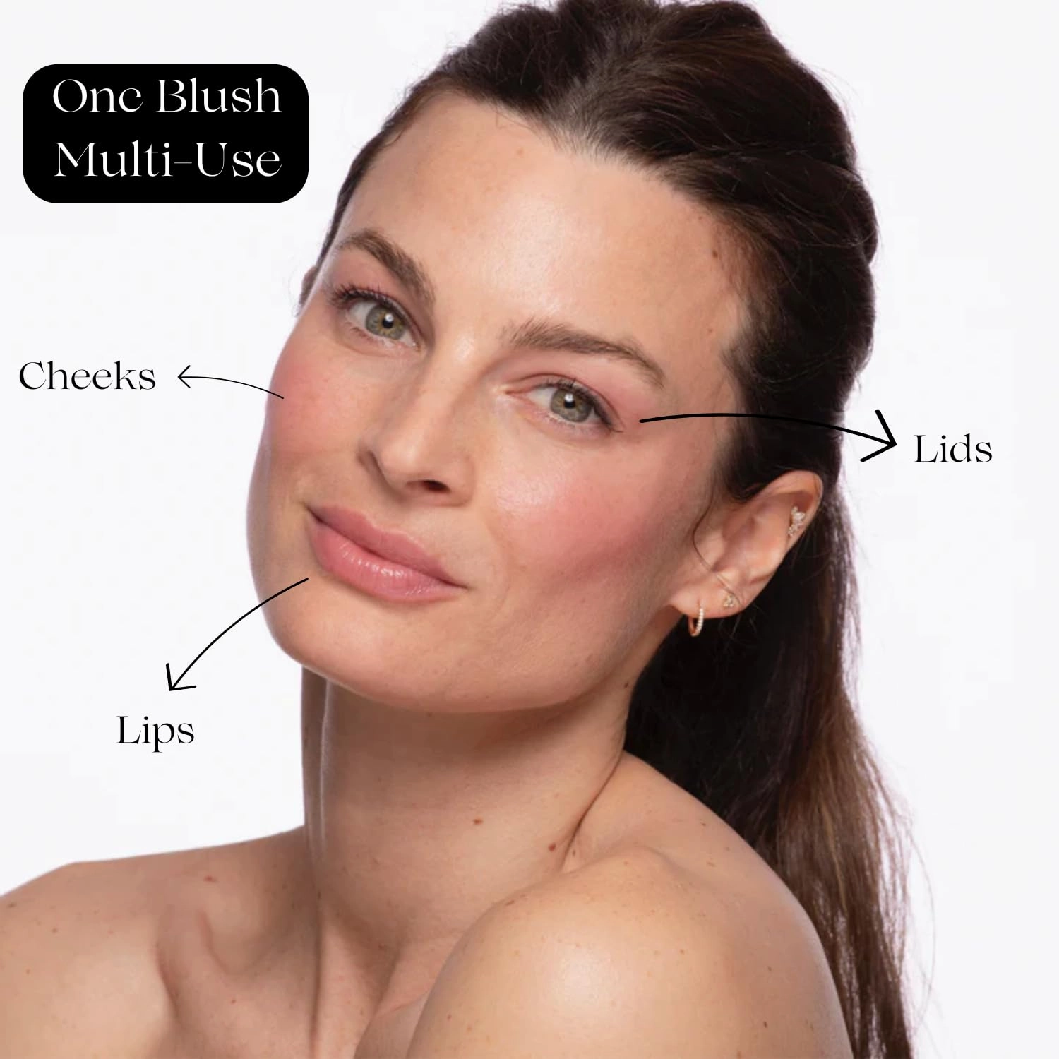 Epiclight Never Settle Radiant Cheek   Lip Blush - Cream Blush Multiuse 3 in 1 for Cheeks   Lips and Lids - Non-Toxic & Cruelty Free- Makeup   Skincare - Paraben & Sulfate-free (Raspberry Truffle)