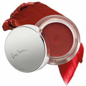 Ere Perez - Natural Carrot Color Pot | For Lips   Cheeks | Buildable, Blendable, Creamy, Vibrant, Satin Finish | Cacao Butter, Avocado   Castor Seed Oil | Vegan, Cruelty-Free, Clean Beauty (Happy)