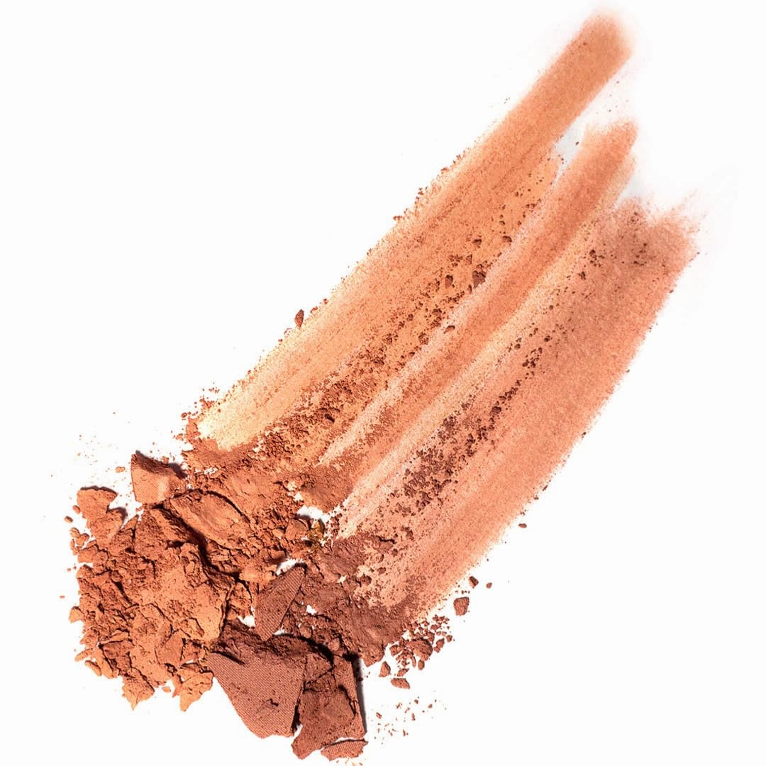 Ere Perez - Natural Rice Powder Blush   Bronzer Duo | Buildable, Breathable, Oil Absorbing, Medium Coverage | Vitamin E, Chamomile | Vegan, Cruelty-Free, Clean Beauty (Roma)