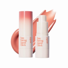 Espoir Tone-Pairing Liquid Blush #4 Persimmon Moisturizing Formula for Dewy Cheeks Watercolor-like Subtle Color K-pop Idol Blush