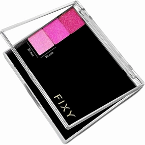 FIXY Extra Small Magnetic Makeup Organizer with Clear Top – Depot, Organize & Declutter Your Makeup – Travel-Friendly Empty Palette for Eyeshadow, Blush & More, Customizable & Portable - 4.8"x4.0"
