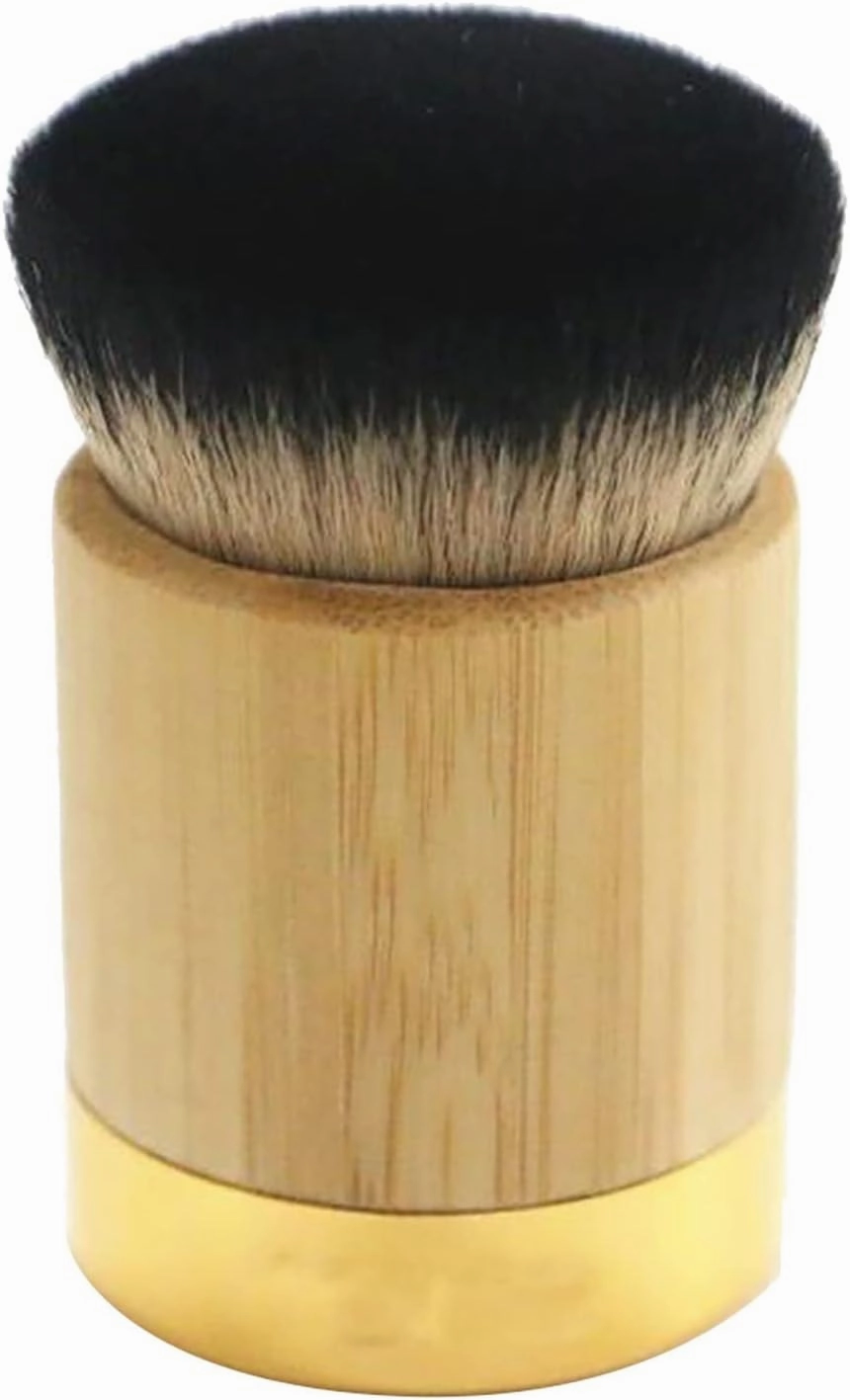Foundation Makeup Brushs Portable Travel Blushs Brushs for Blushs Bronzer Polishing Loose Creams Or Liquid Makeup Products for Curly Hair