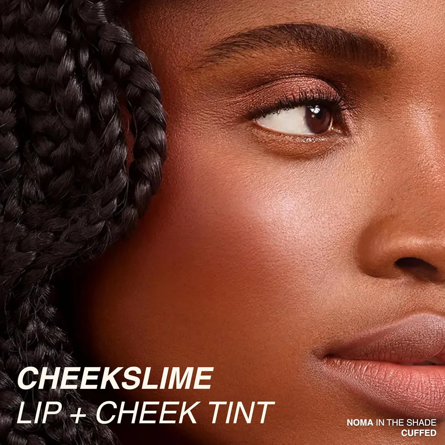 Freck Beauty CHEEKSLIME Lip & Cheek Tint - Liquid Cream Blush, High Impact Pigments, Blends Seamlessly, Dries Down to Natural Flush for All Skin Tones | LOVE FLUSH (Bright Coral)
