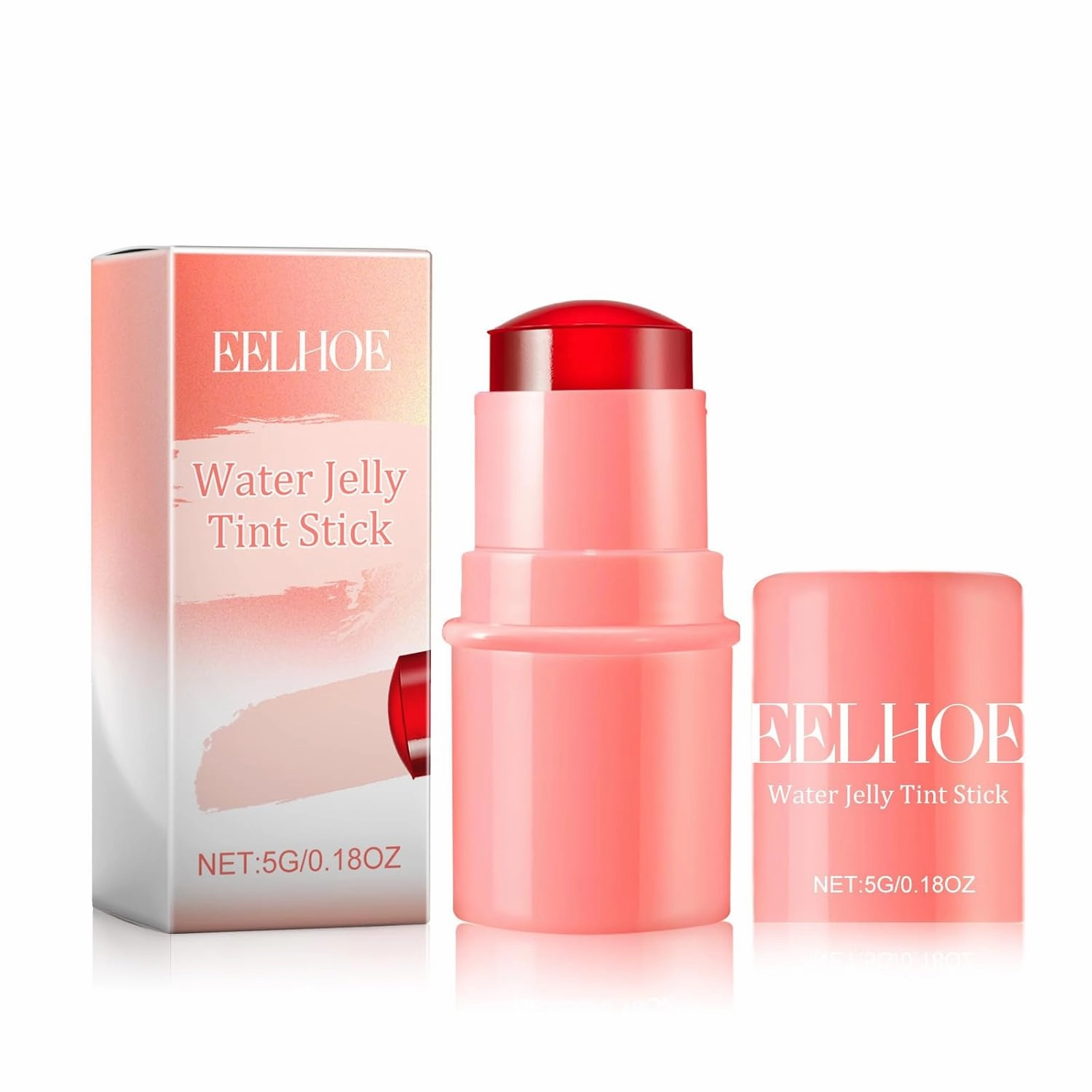 Fruit jelly blush lip gloss stick (Coral colour)