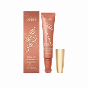 Glitter blush cream series (Coral red)