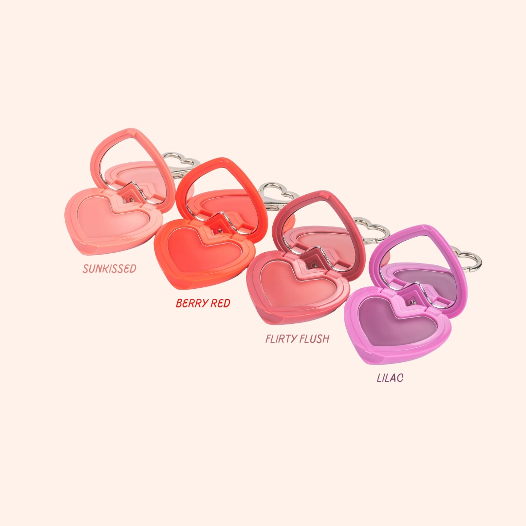 Glow on the Go! Blush Cream Keychain Set