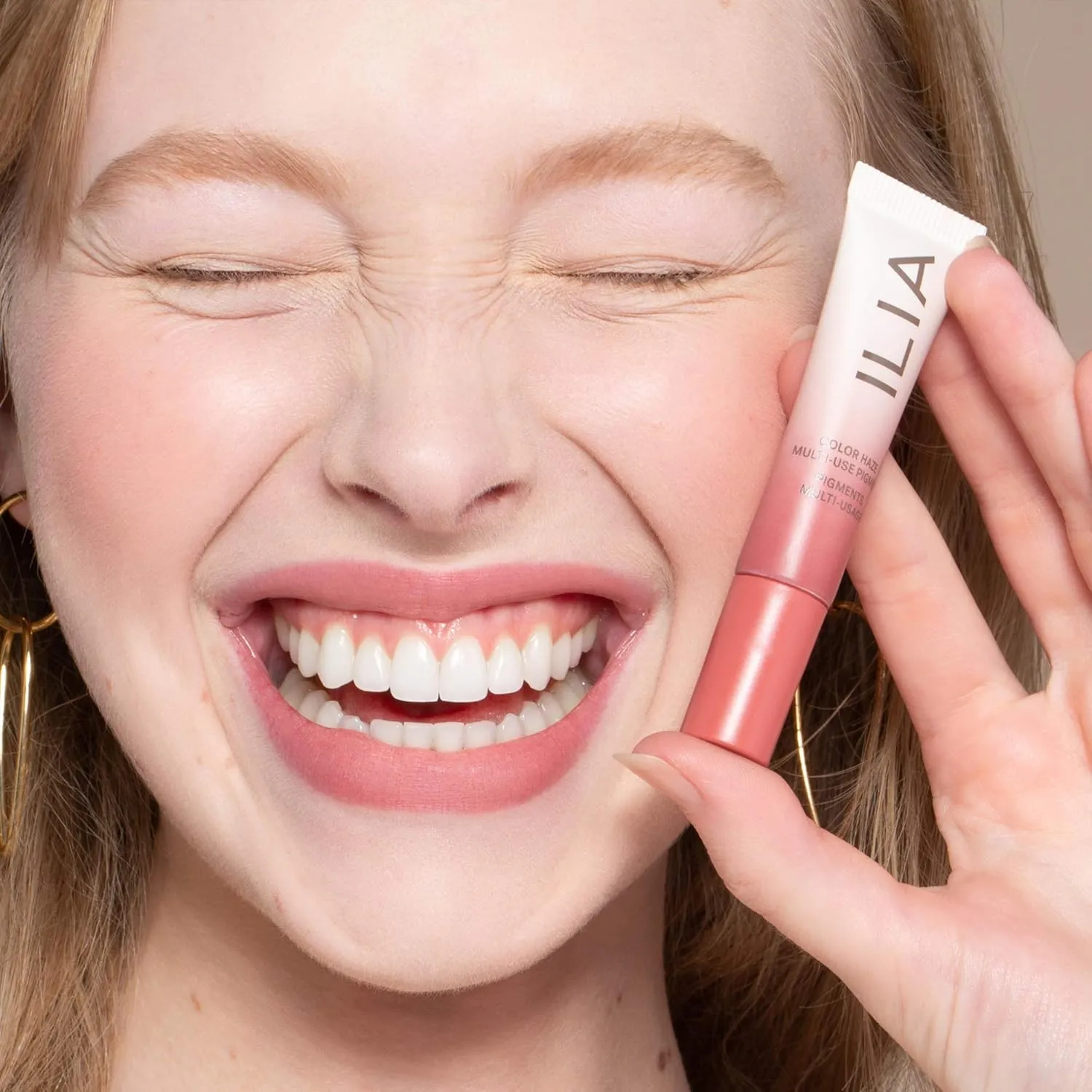 ILIA - Color Haze Multi-Use Matte Pigment | Cream Blush   Lip Color In One | Nourishing, Fuss-Free Application | Non-Toxic, Vegan, Cruelty-Free, Silicone-Free (Temptation Soft, 0.23 fl oz | 7 ml)