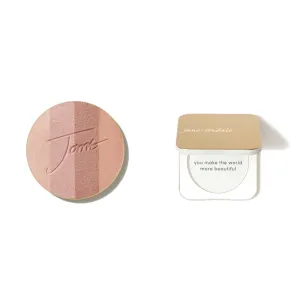Jane Iredale PureBronze Shimmer Bronzer Refill Bronzing Powder with Buildable Coverage Lightweight & Breathable Cruelty-Free 4 Blendable Shades