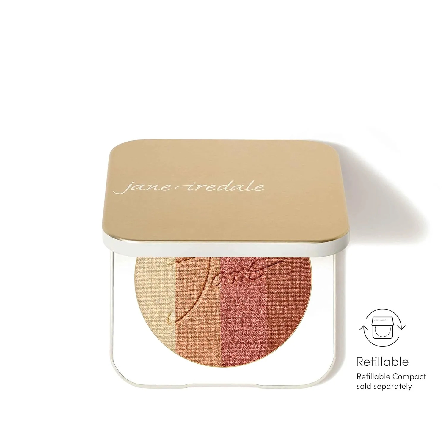 Jane Iredale PureBronze Shimmer Bronzer Refill Bronzing Powder with Buildable Coverage Lightweight & Breathable Cruelty-Free 4 Blendable Shades