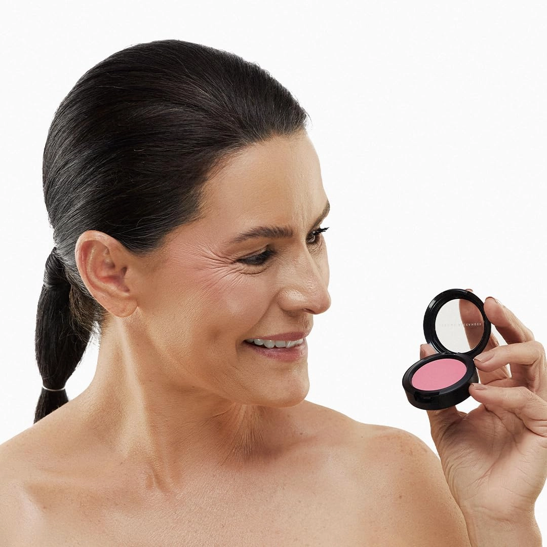 Jerome Alexander Blush ‘n’ Kiss Cream for Cheeks & Lips | Creamy, Lightweight, Buildable Coverage | Blush Balm Face Makeup|Tint Watermelon