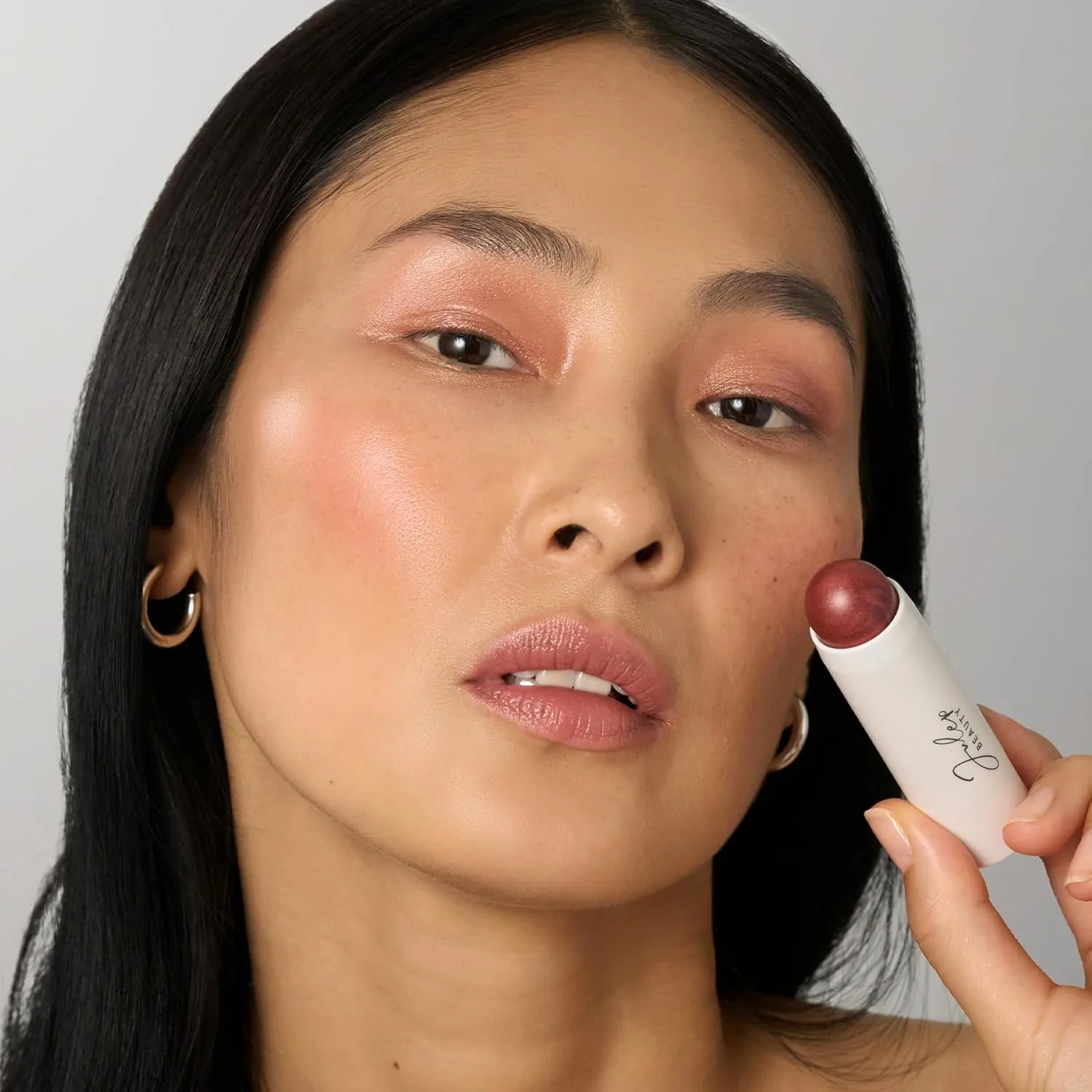 Julep Skip The Brush Cream to Powder Blush Stick - Desert Rose - Blendable and Buildable Color - 2-in-1 Blush and Lip Makeup Stick