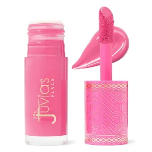 Juvia's Place Blushed Liquid Blush BarbieRose - Dewy Tint Cheeks Makeup Glow Pigment Effortless Beauty Long Lasting Cosmetics Soft Creamy Natural Buildable All Skin Color Light Flawless Finish Blend